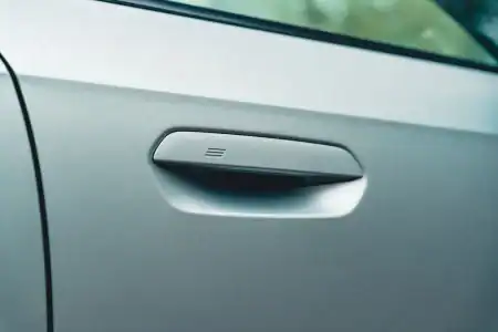 BMW X1 door handle protection film for wear and tear prevention.
