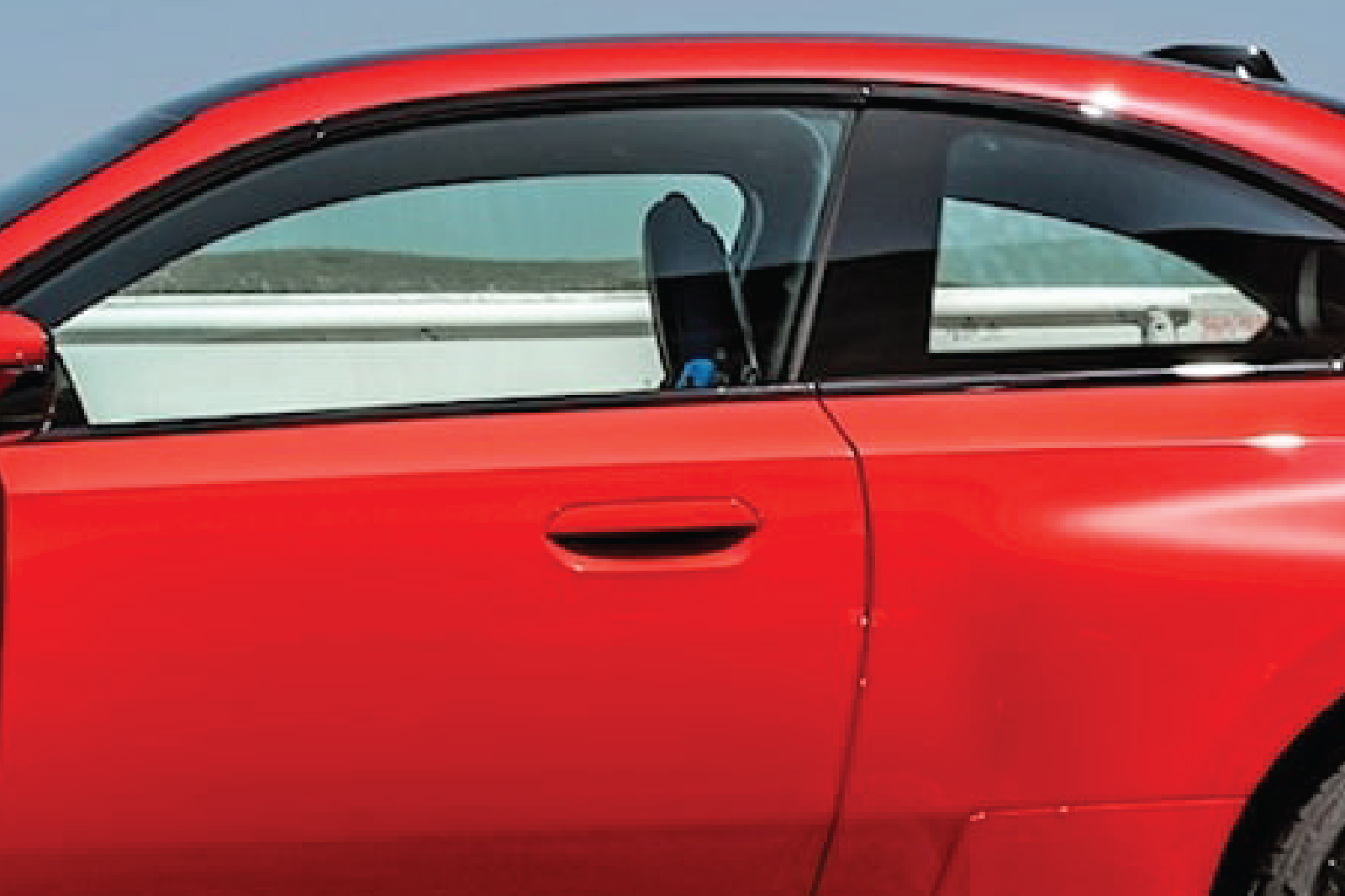 Close-up of BMW M2 with RIKESHIELD protective film for wear and tear protection.